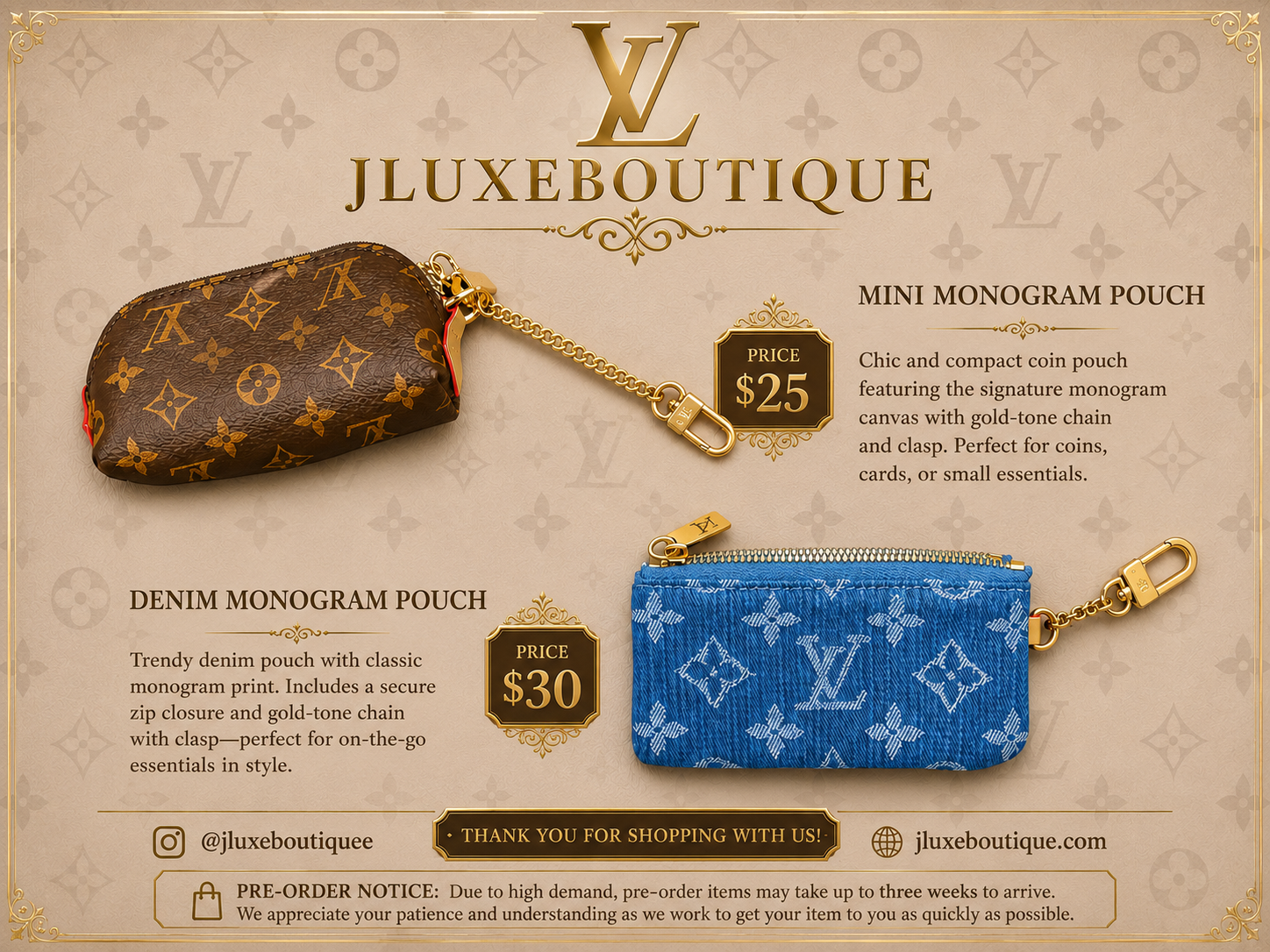 Pouch Master Quality LV