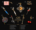 LV Master Quality Bag Charm $20