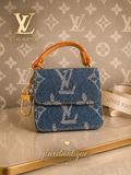 Master Quality Denim Mini Handbag Charm – Luxury Collection