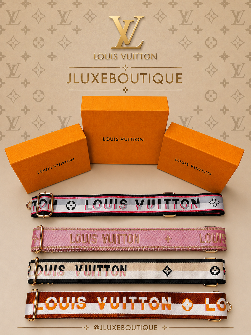 Master Quality LV Adjustable Strap