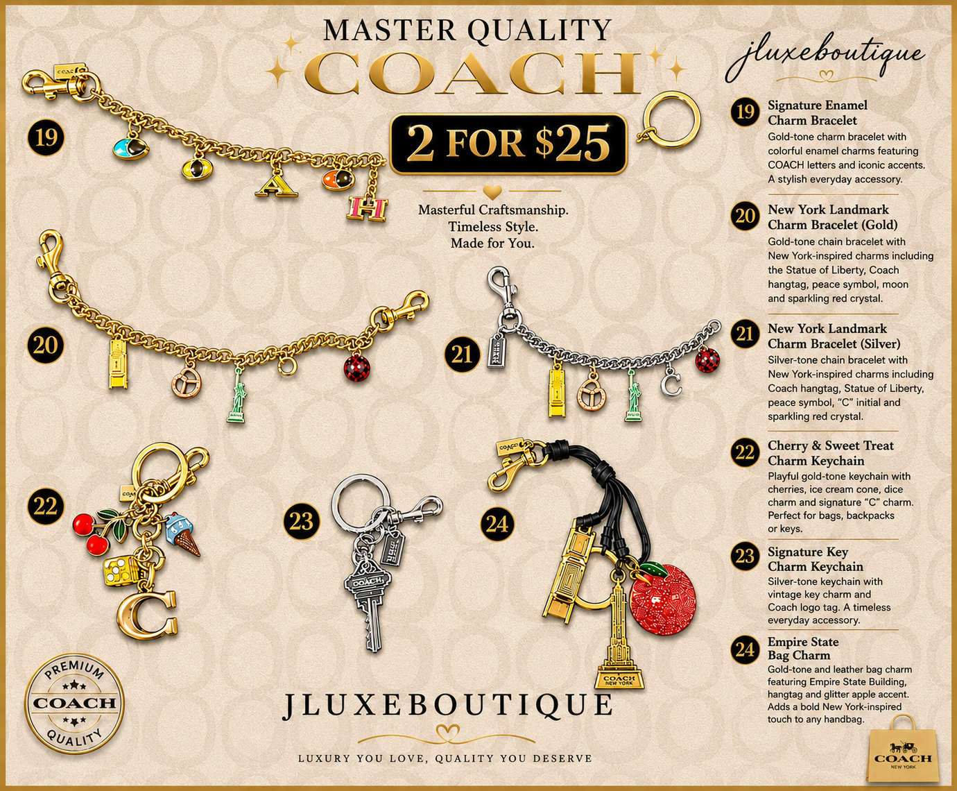 Master Quality Bag Chain 2 for $25