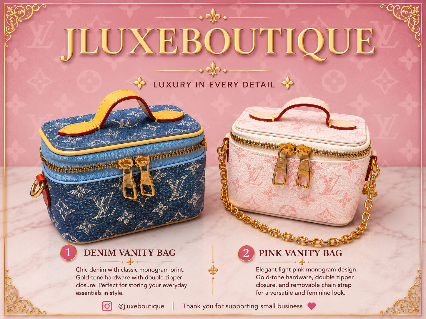 Mini Vanity Bag Charm