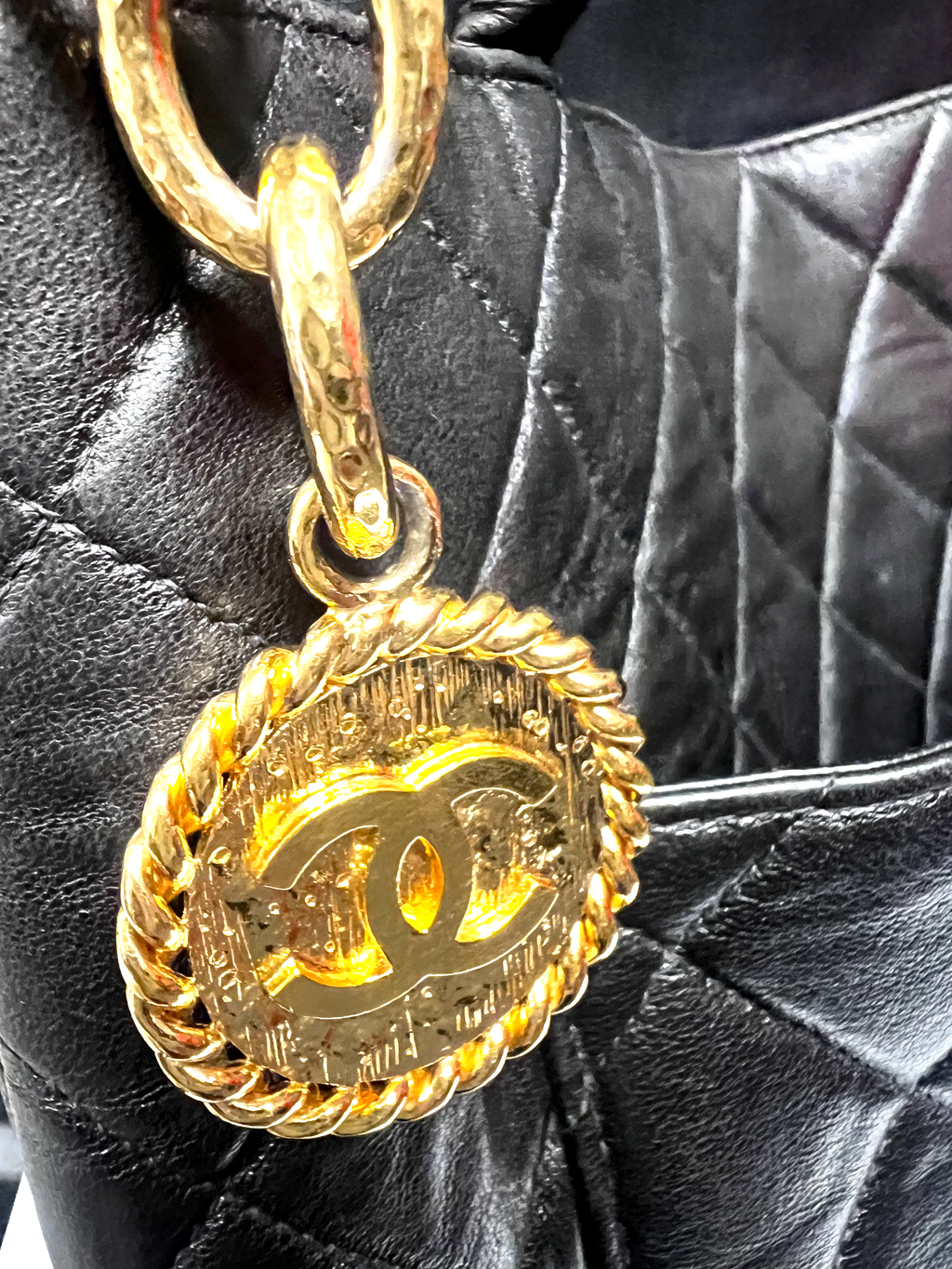 Chanel Caviar Quilted Medallion Tote
