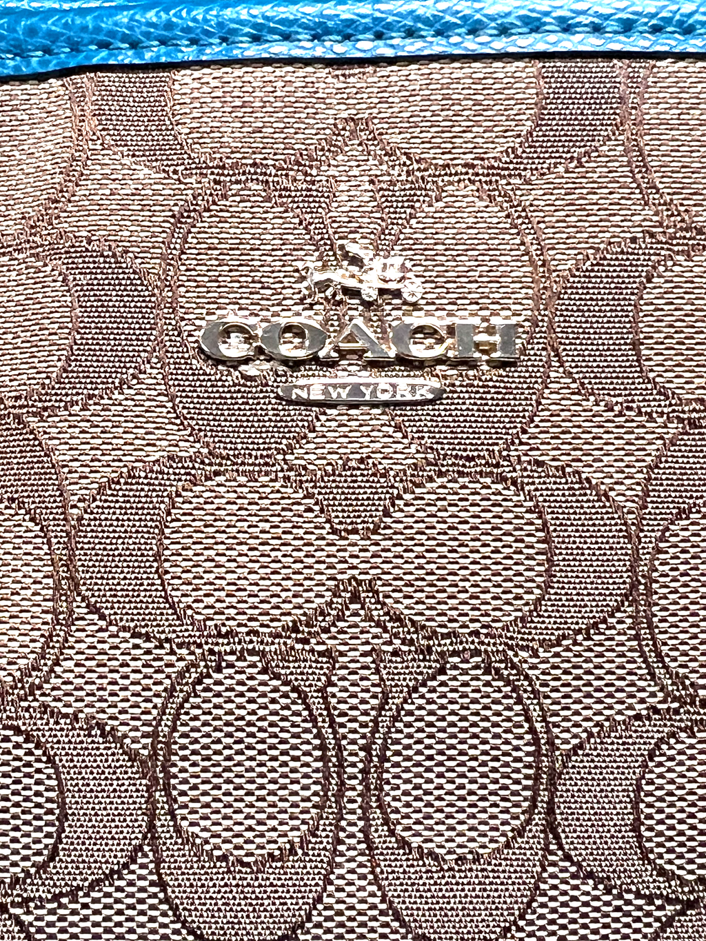 Coach Signature Zip-Top Tote Bag
