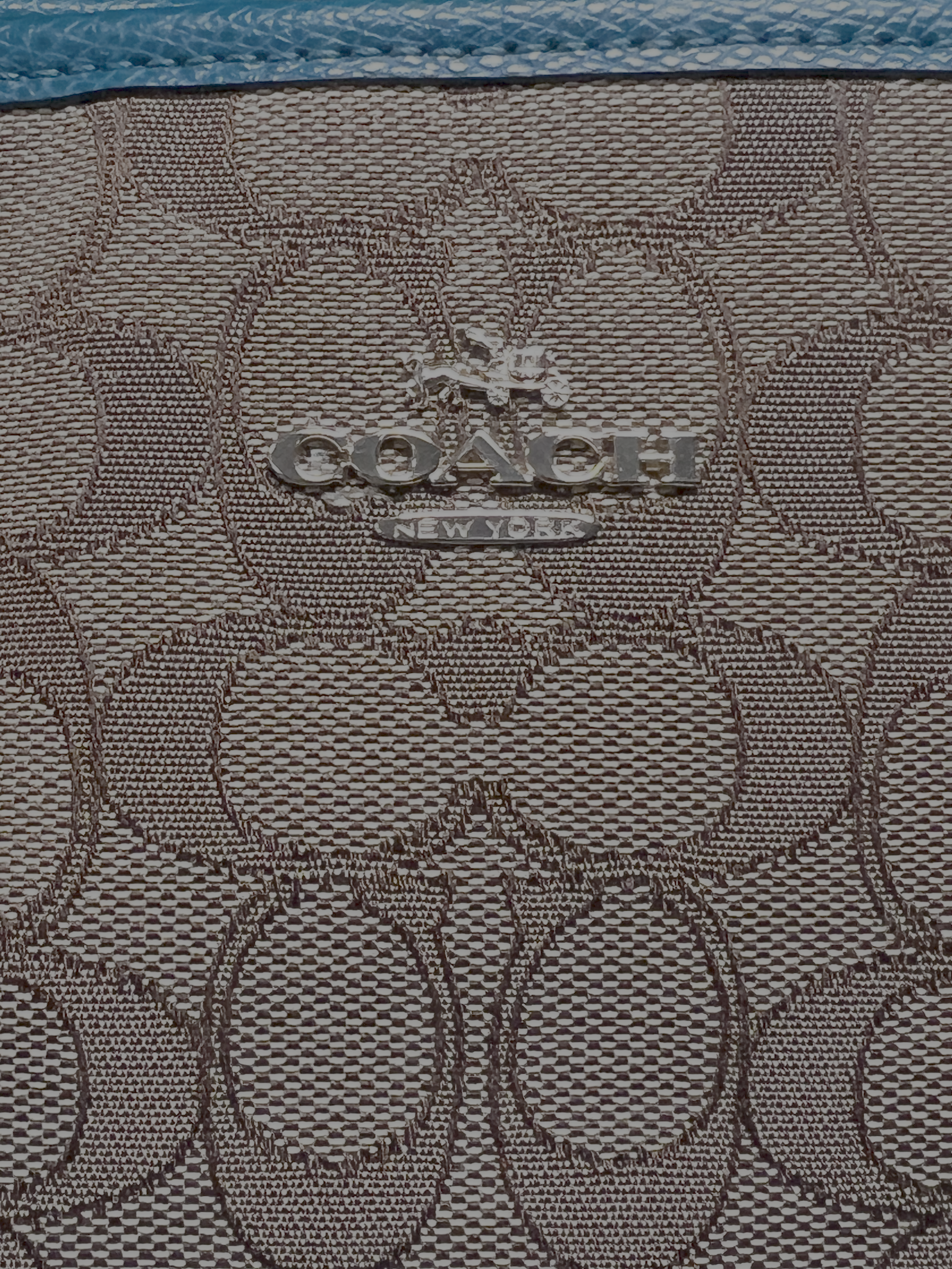 Coach Signature Zip-Top Tote Bag