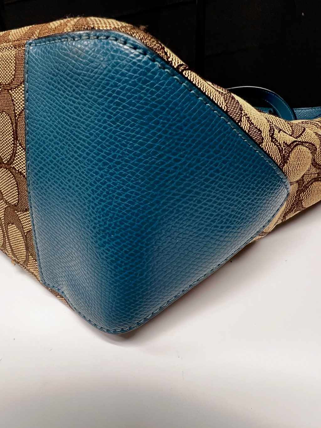 Coach Signature Zip-Top Tote Bag