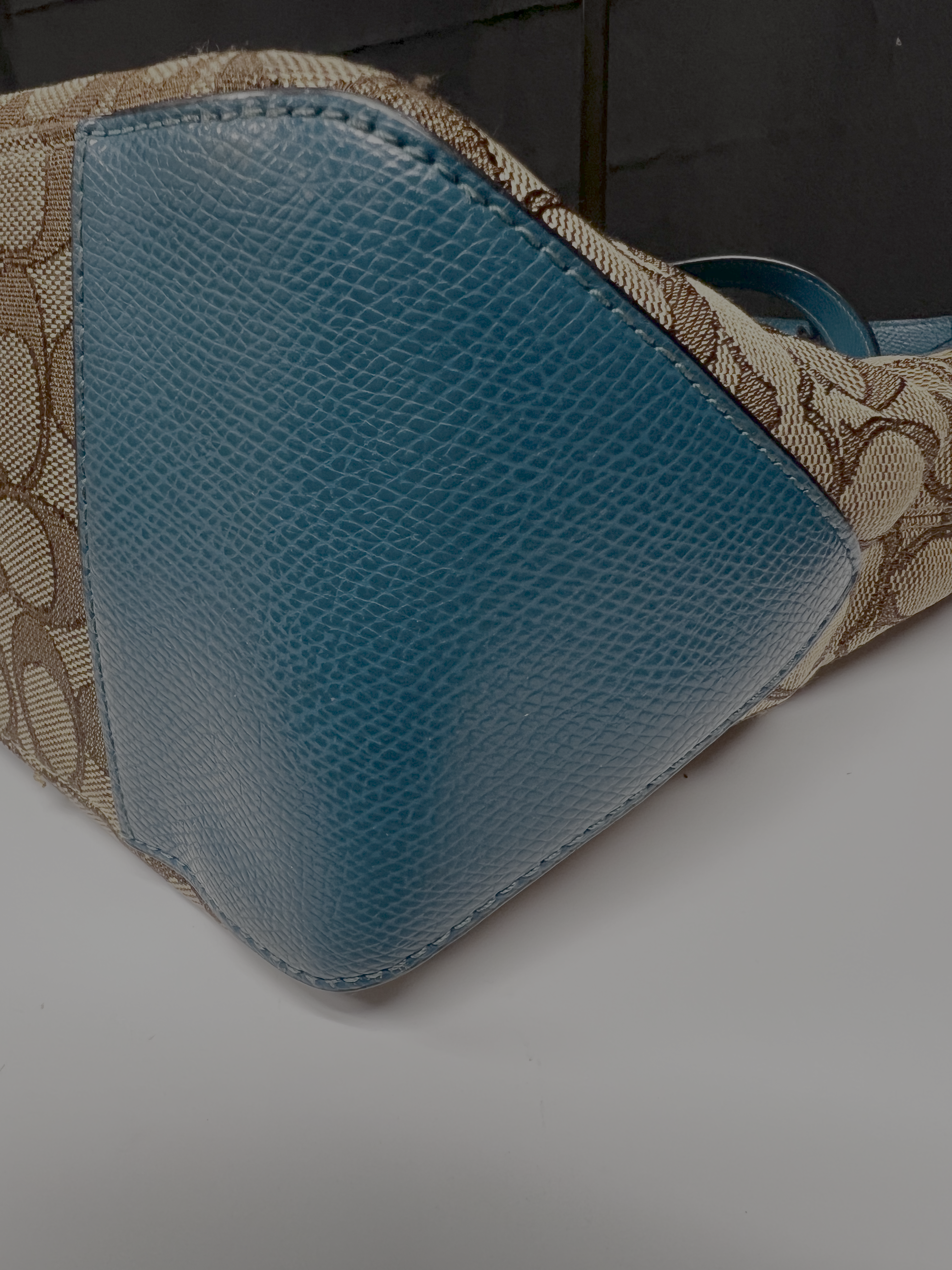Coach Signature Zip-Top Tote Bag