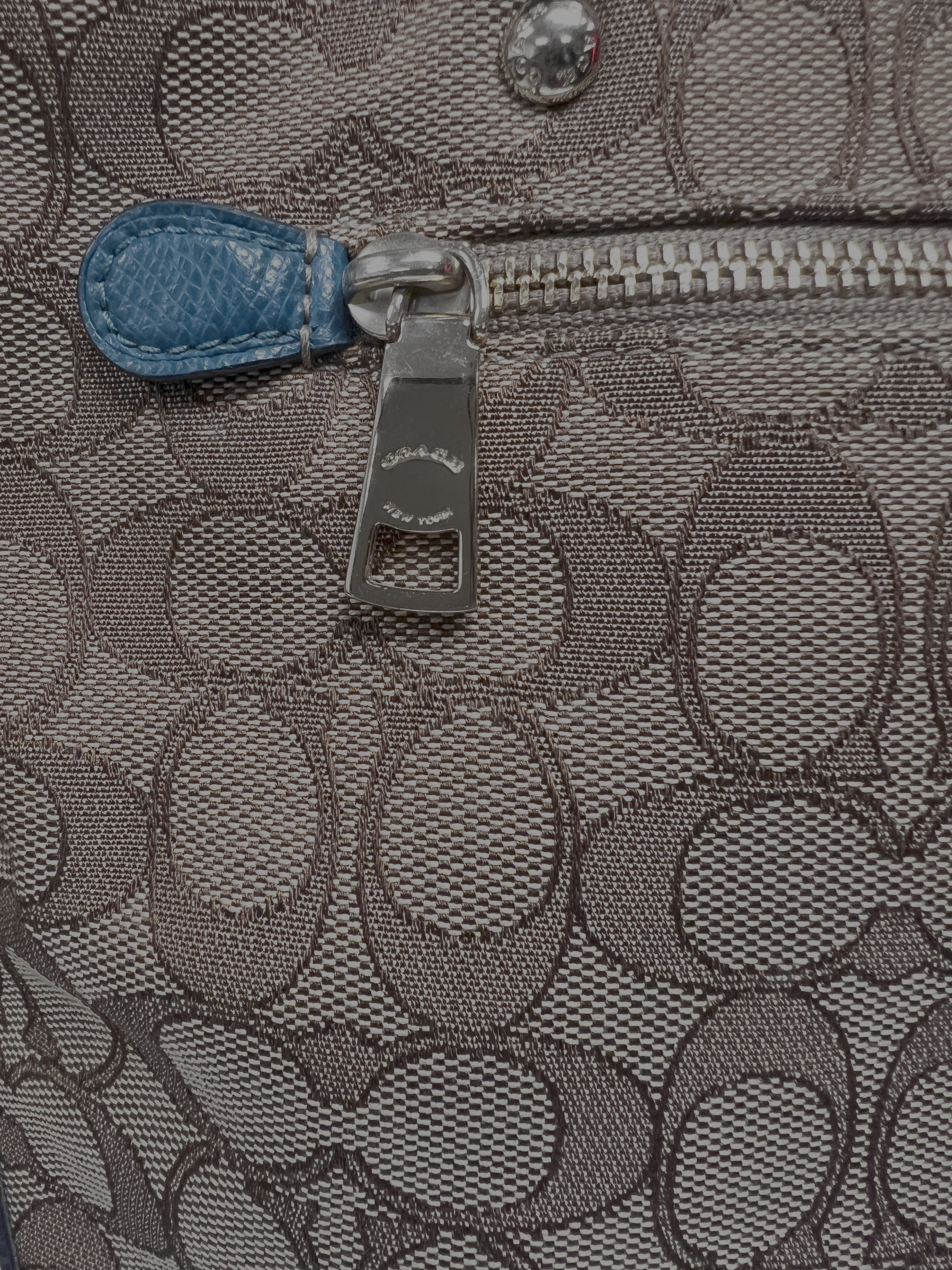 Coach Signature Zip-Top Tote Bag
