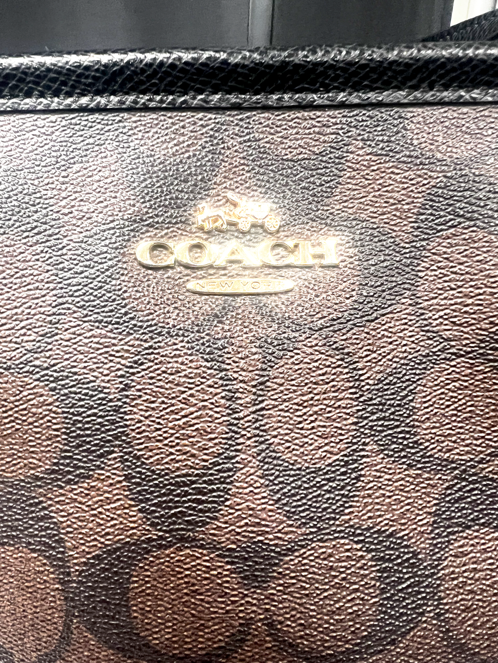 Coach Signature Street Zip Tote (F34104)
