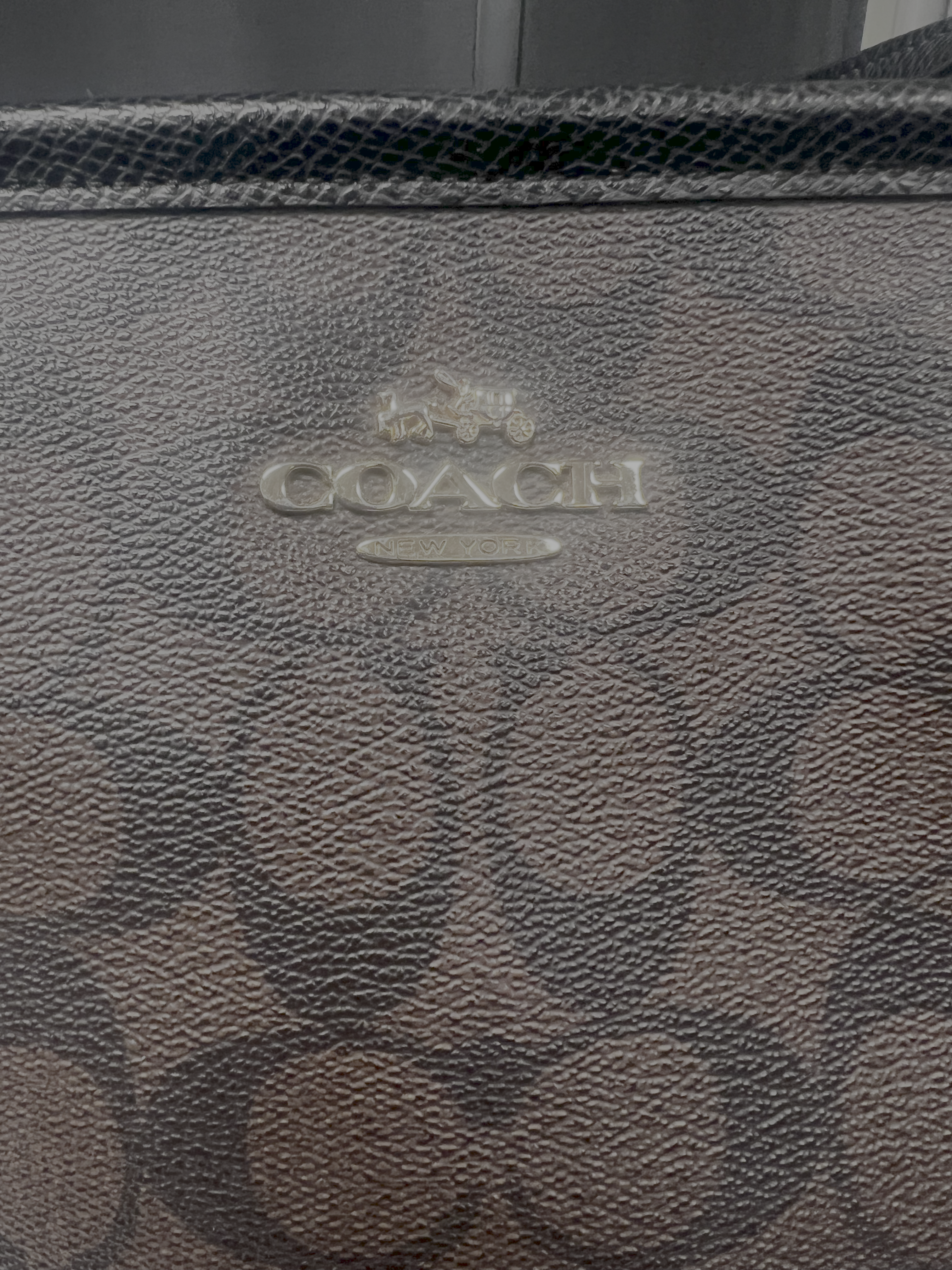 Coach Signature Street Zip Tote (F34104)