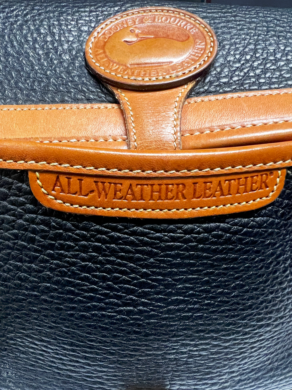 Vintage Dooney & Bourke Carrier Bag (AWL) All Weather Leather