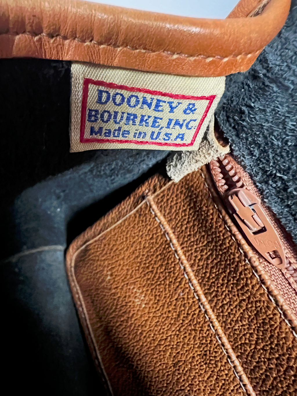 Vintage Dooney & Bourke Carrier Bag (AWL) All Weather Leather