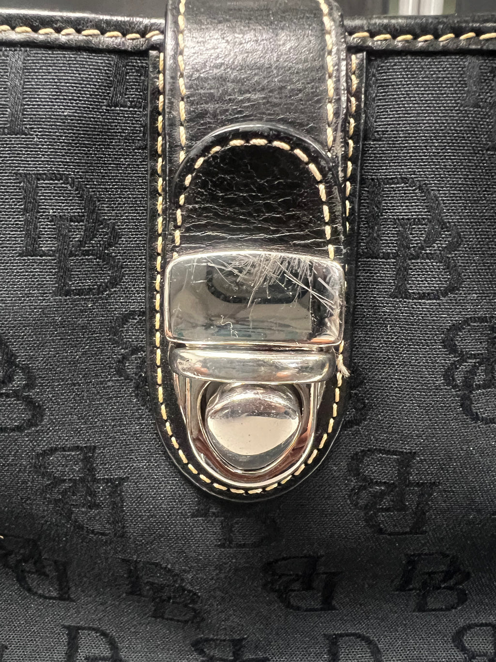 Dooney & Bourke Signature Logo Jacquard Tote Pre-Owned