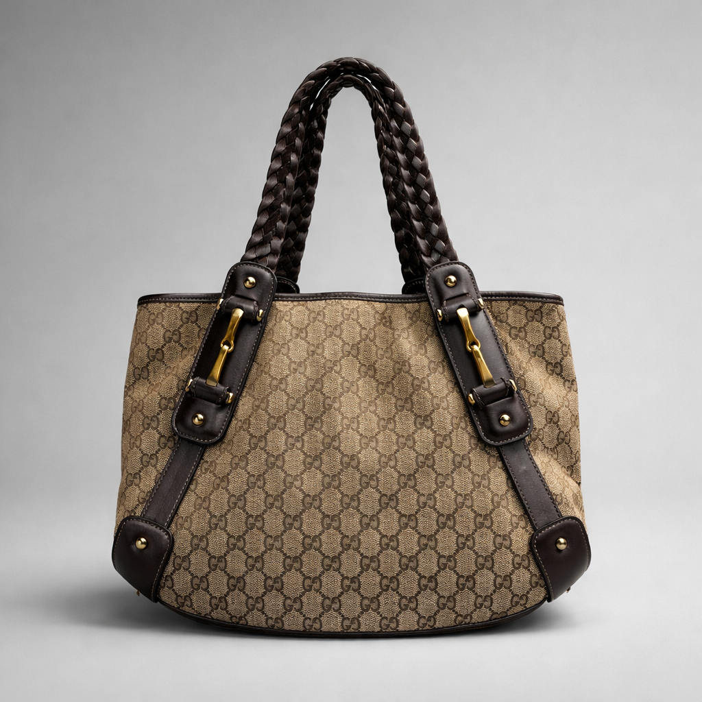 Gucci Canvas GG Pelham Tote-SALE