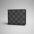 Louis Vuitton Portefeuille Amerigo Bifold Wallet Canvas in Damier Graphite Men's Wallet