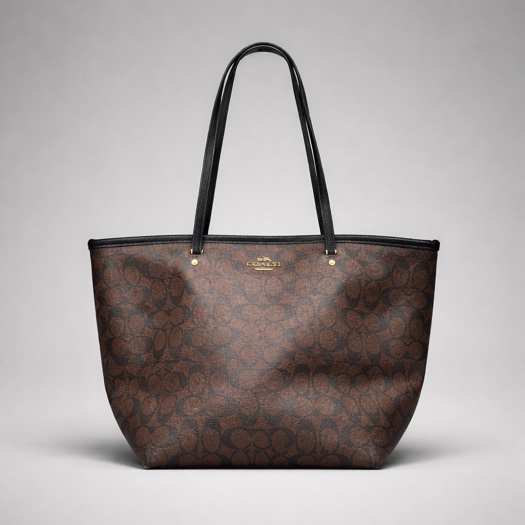 Coach Signature Street Zip Tote (F34104)