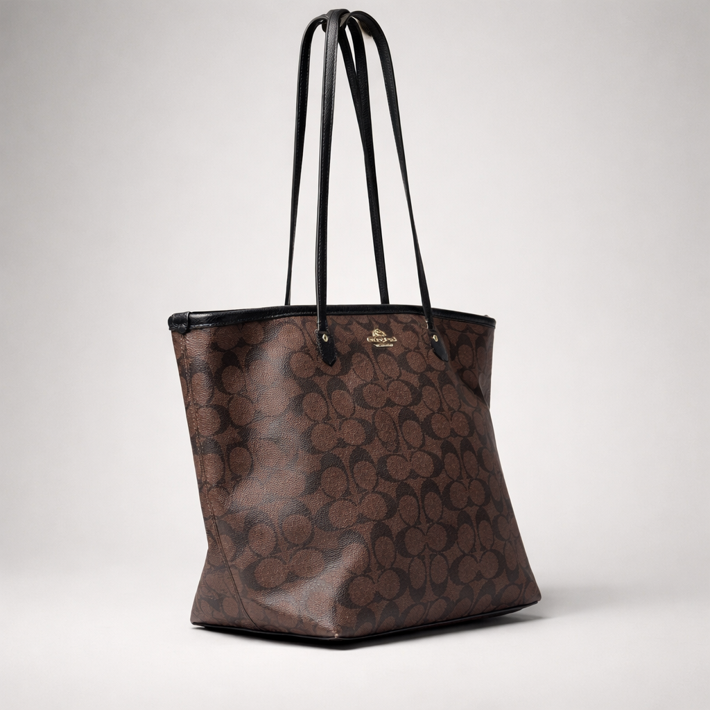 Coach Signature Street Zip Tote (F34104)