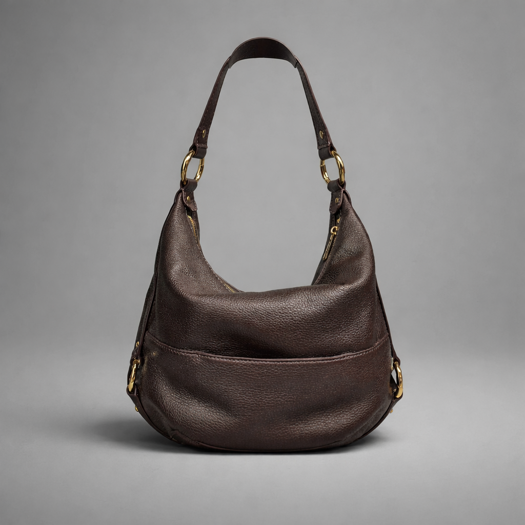 Michael Kors Fulton Large Pebbled Leather Shoulder Bag (Pre-Owned)
