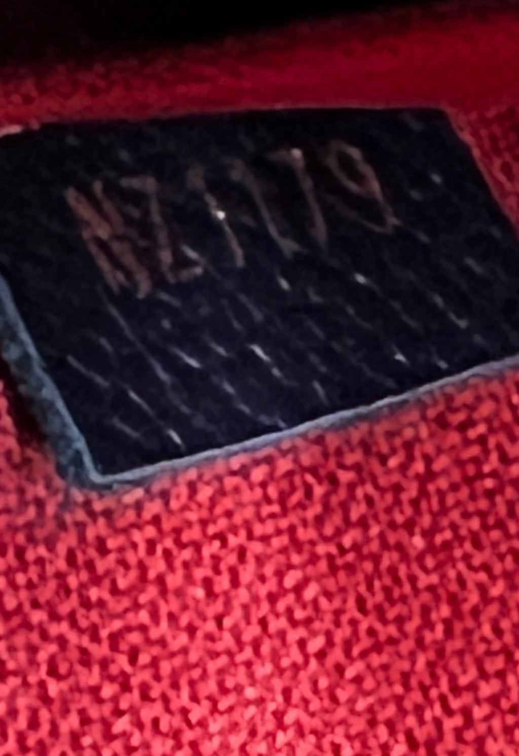 Louis Vuitton Pochette Felicie in Monogram Empreiente Leather (Navy With Red Interior) (Pre-Owned)