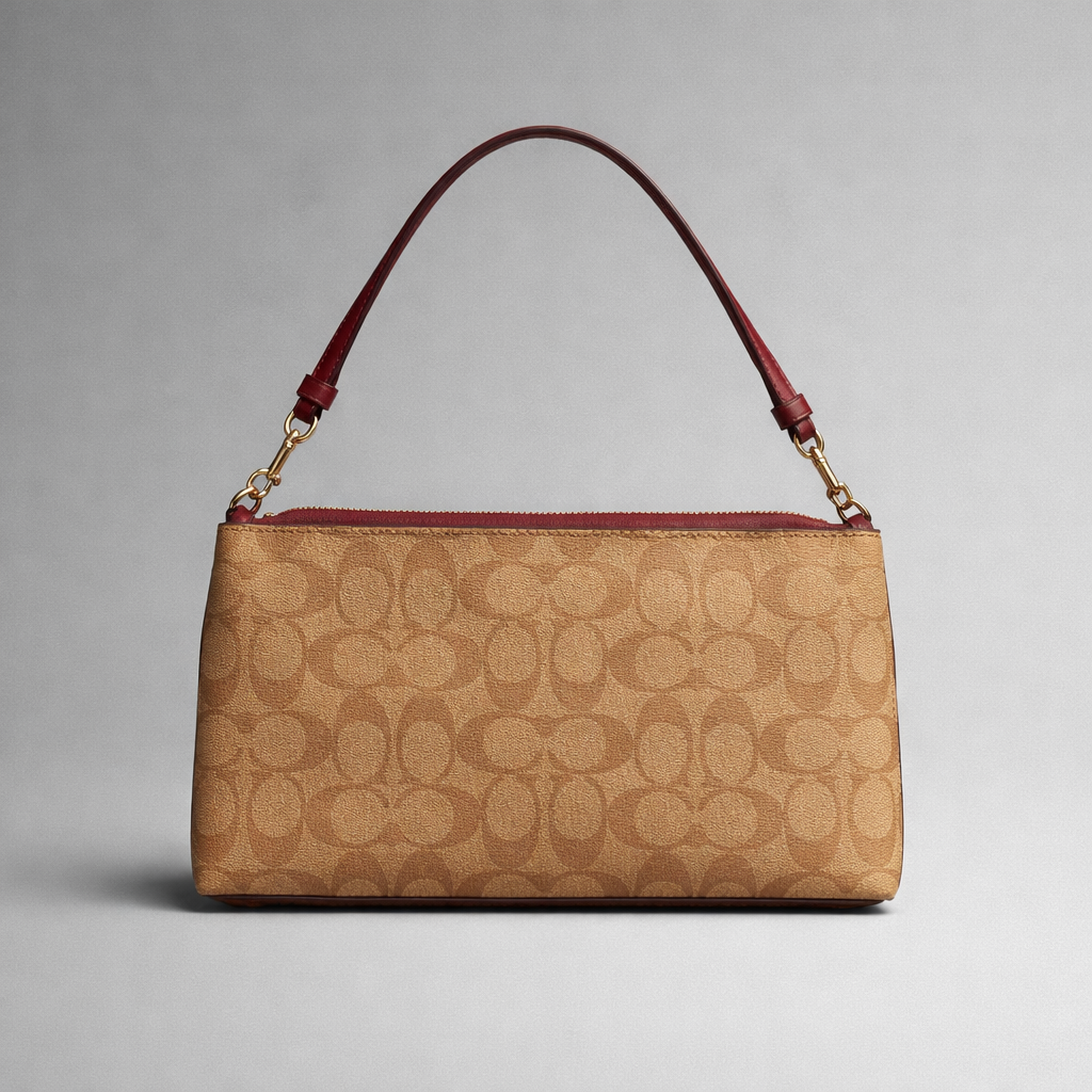 Coach Signature Canvas Graffiti Shoulder Bag