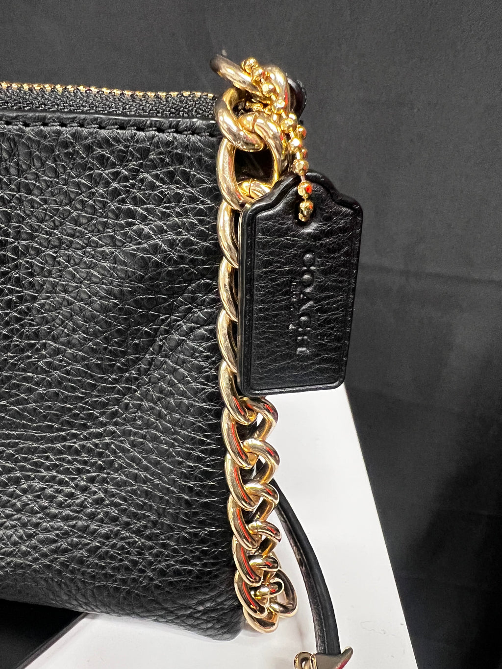 Coach Pebbled Leather Quinn Crossbody Bag (Pre-Owned)
