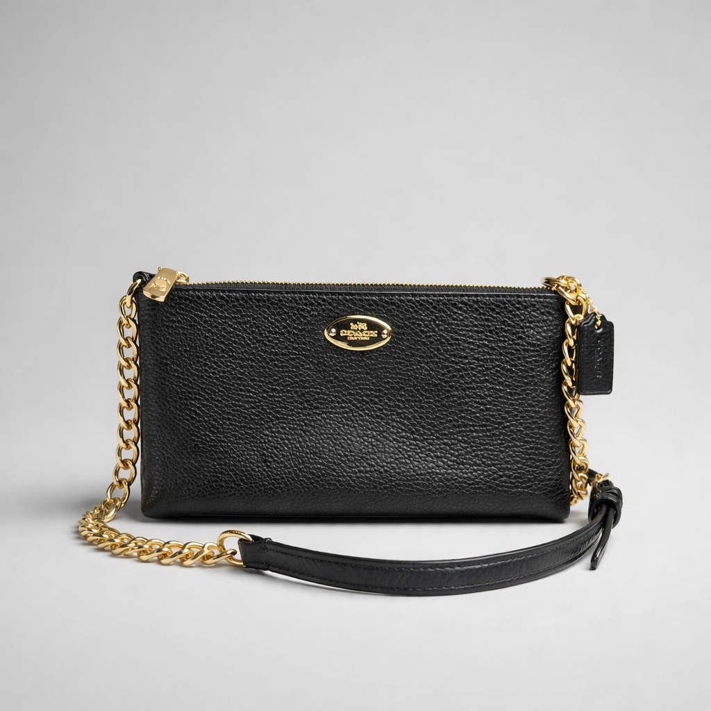 Coach Pebbled Leather Quinn Crossbody Bag (Pre-Owned)