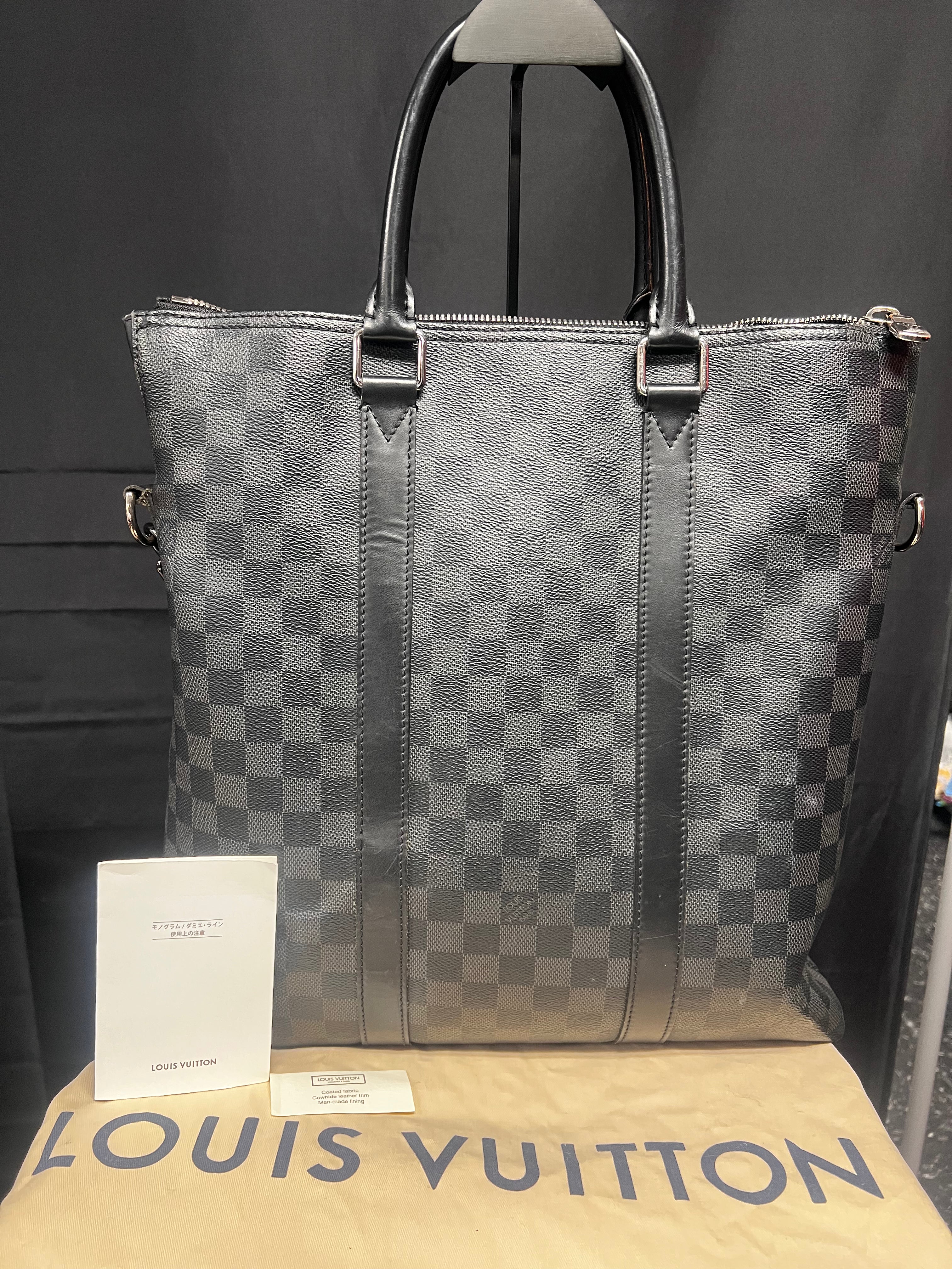 (14) Louis Vuitton Damier Graphite Anton Tote (Model No. N40000) (Pre-Owned)