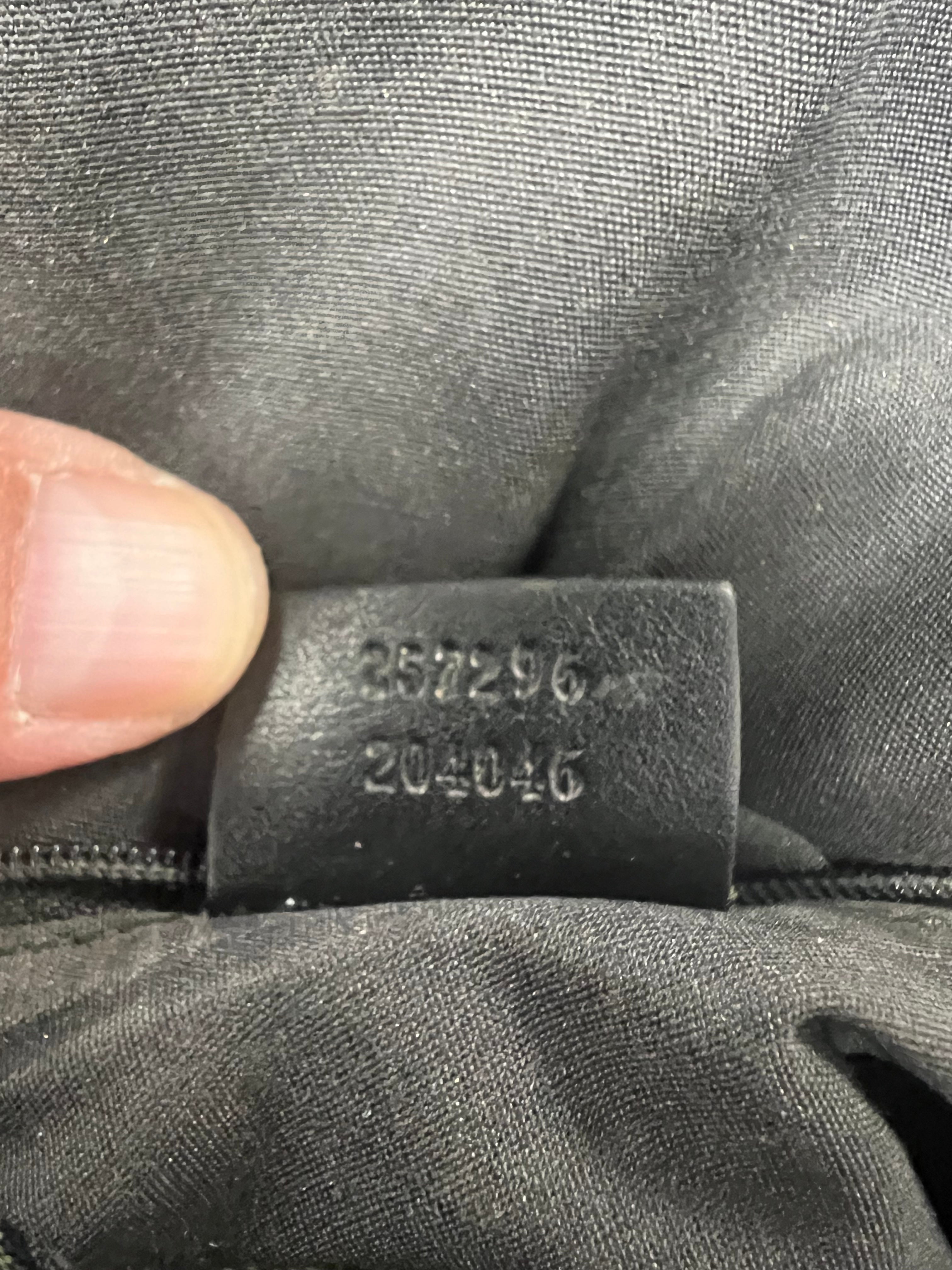 Gucci GG Monogram Green Signature Hobo Shoulder Bag (Pre-Owned)