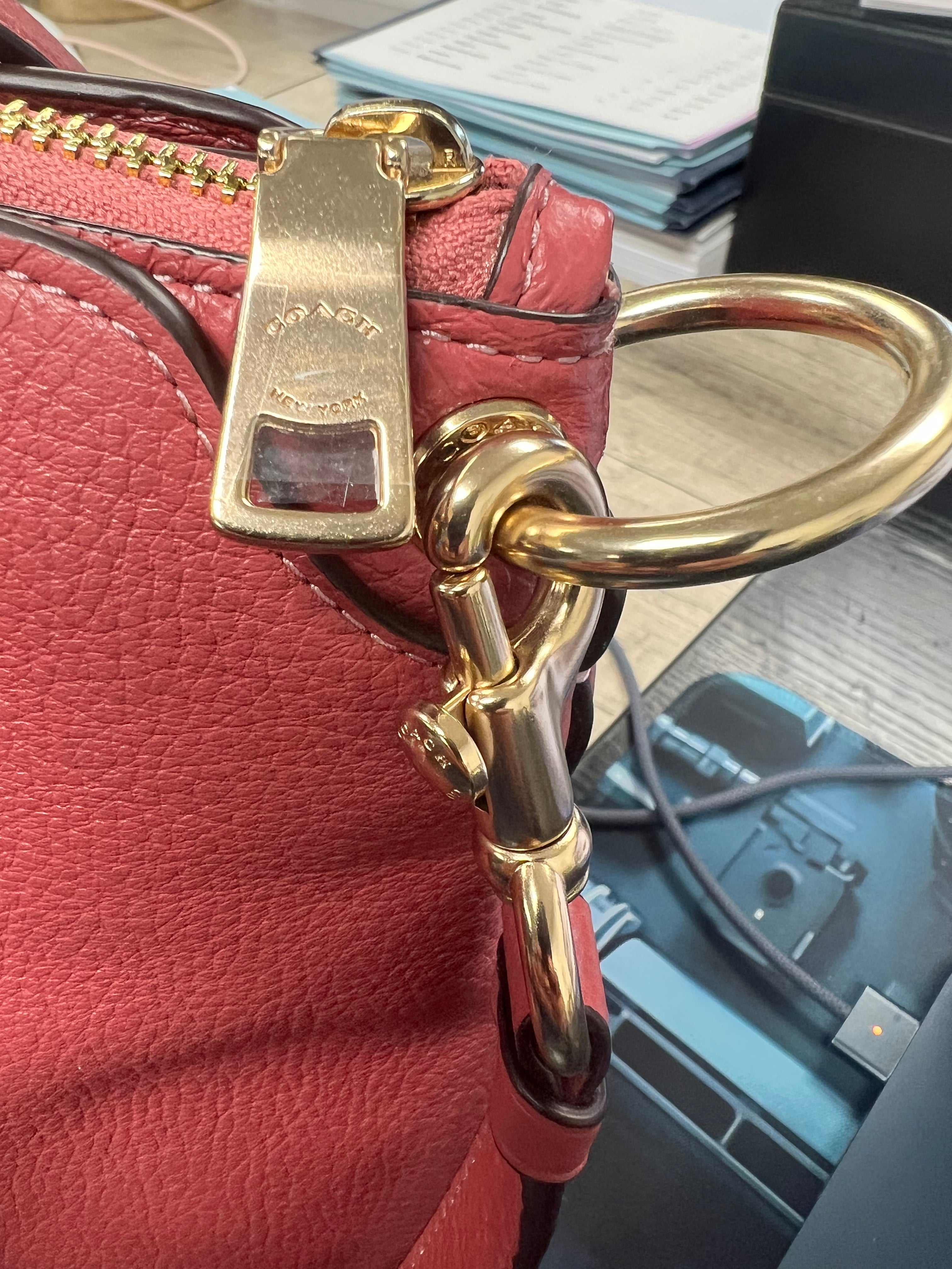 Coach Remi Leather Satchel (Pre-Owned)