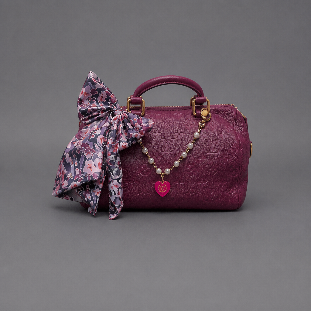 Louis Vuitton Monogram Empreinte Speedy Bandouliere 25 in the shade Aurore
