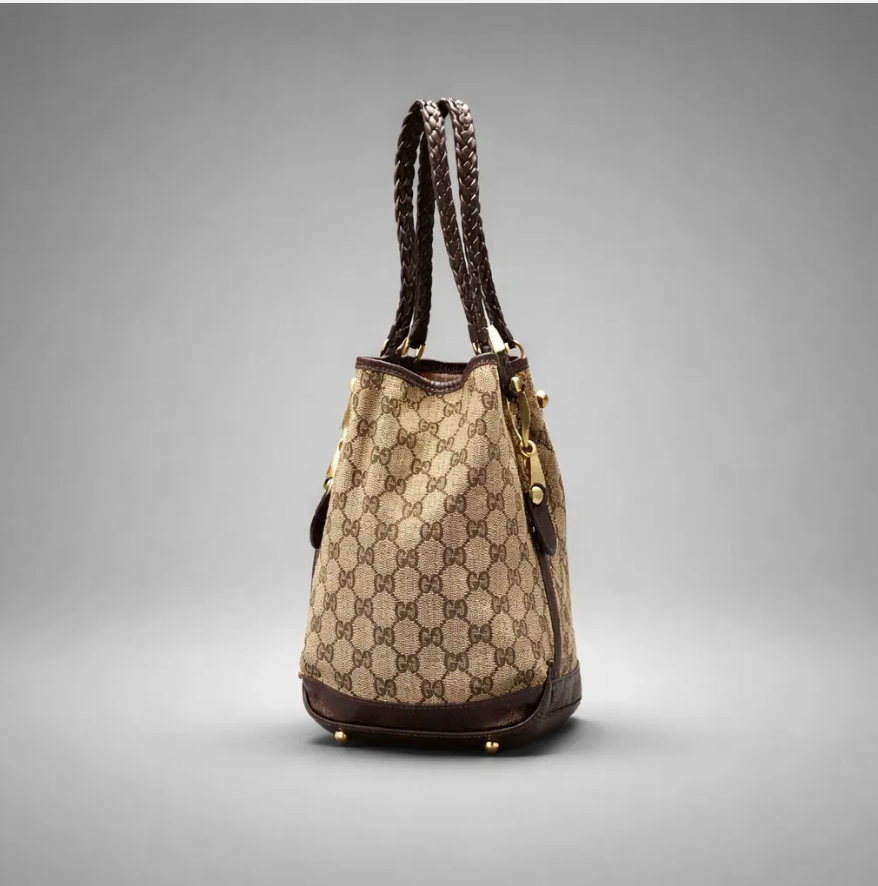 Gucci Canvas GG Pelham Tote-SALE