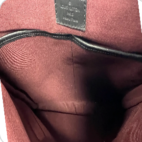 (1993) Louis Vuitton Business MM Messenger Bag in Monogram Macassar Canvas