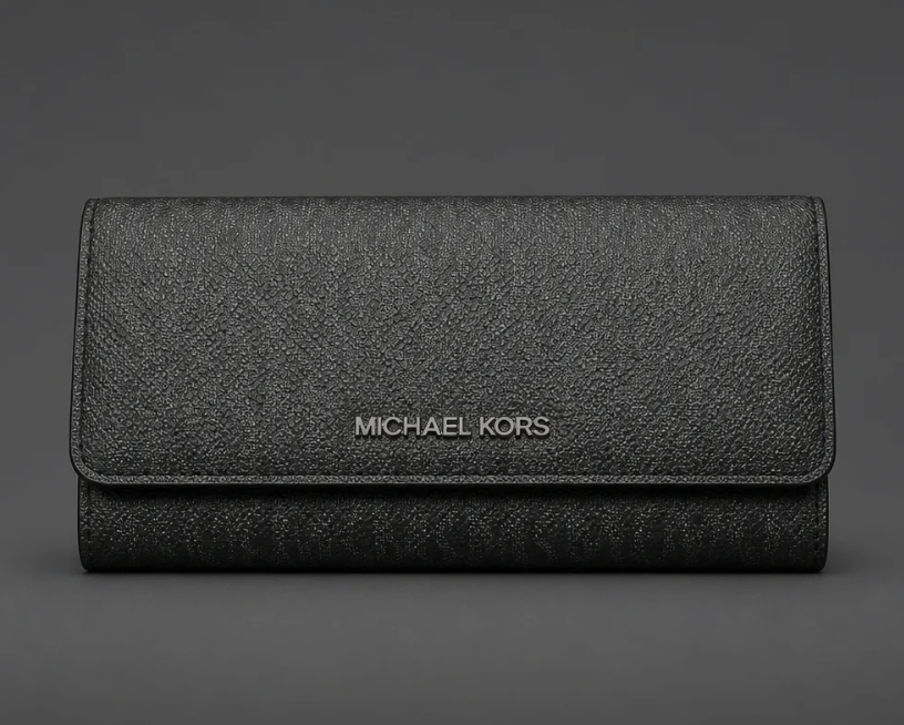 Michael Kors Jet Set Large Logo Trifold Wallet
