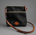 Dooney & Bourke Black Nylon Crossbody Bag
