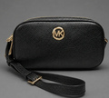 Michael Kors Fulton Double Zip Leather Crossbody Bag