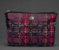Coach Poppy Tartan Plaid Cosmetic Bag